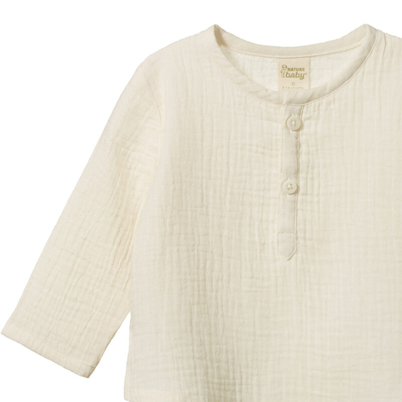 Nature Baby Crinkle Muslin Caravan Shirt image number 1